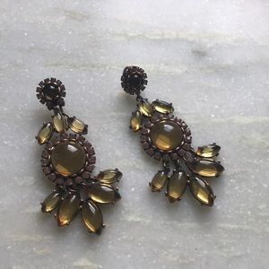 J. Crew Hanging Gem Earrings